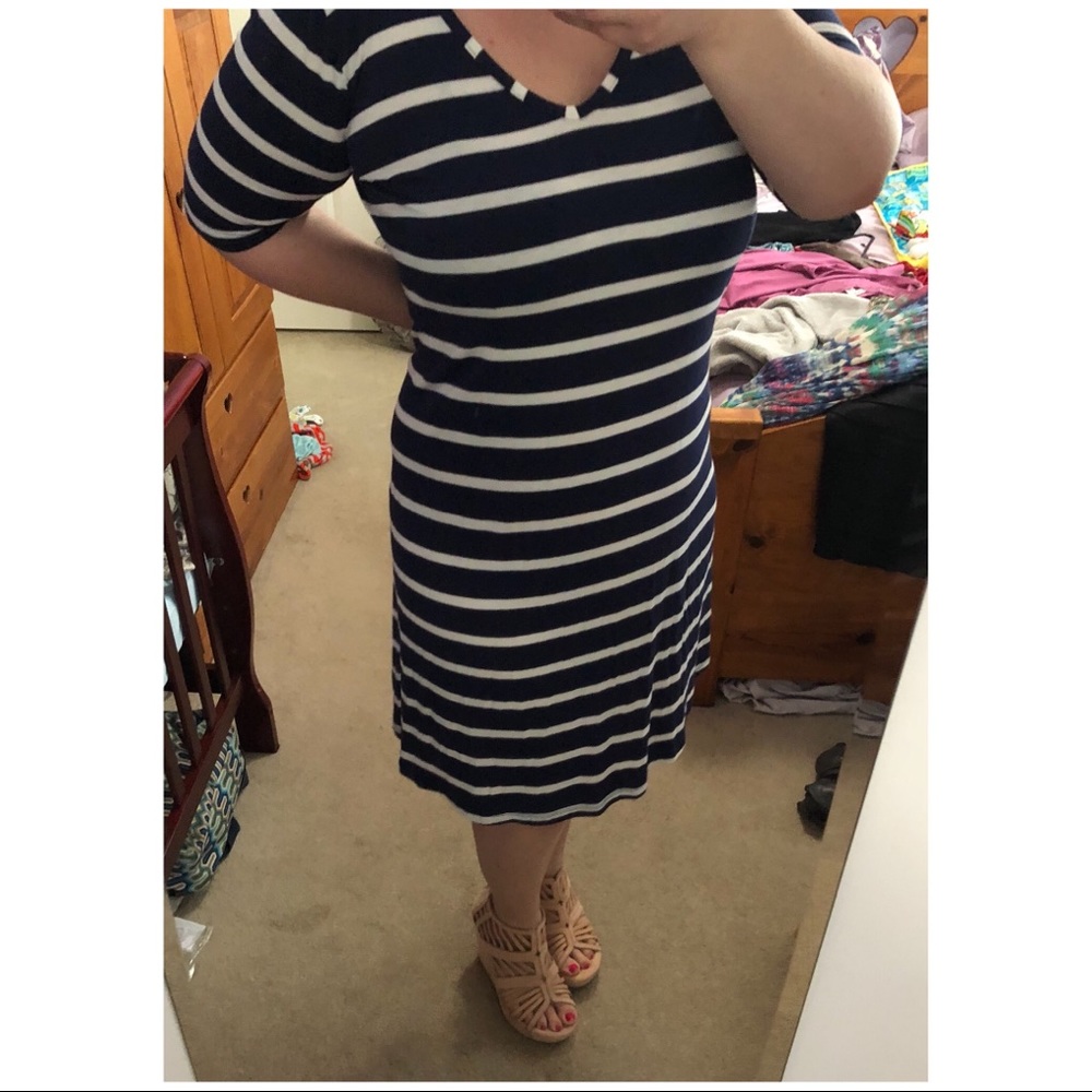 💕HP💕Lane Bryant striped dress